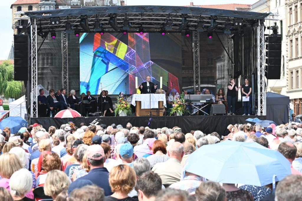 Tausende Christen nahmen am Lausitz-Kirchentag teil © Steffen Giersch