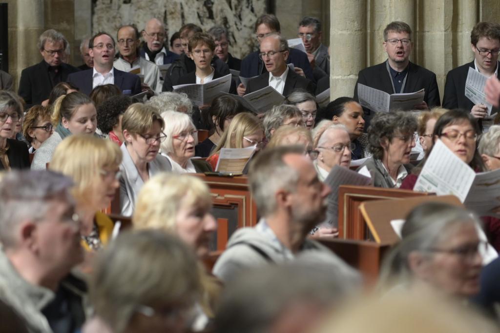 Im Gottesdienst im Dom zu Meißen. © Klaus-Dieter Brühl