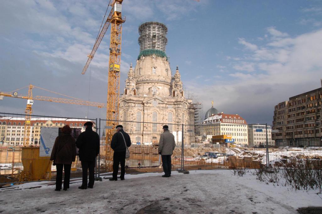 Fertigstellung der Dresdner Frauenkirche. © Steffen Giersch