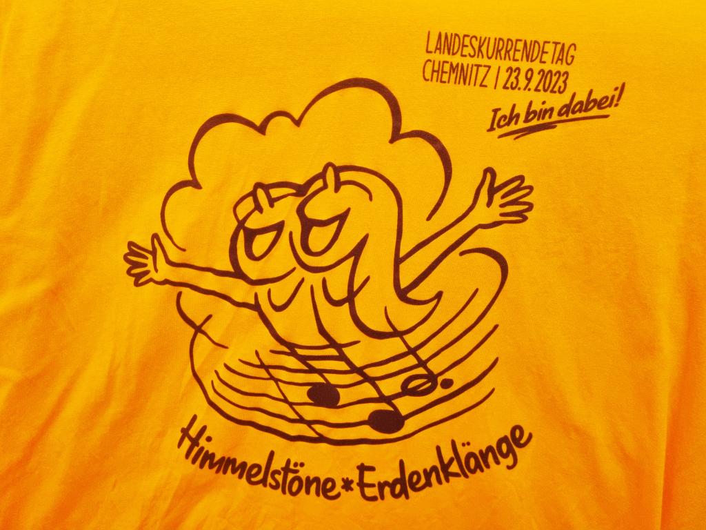 Am 23. September fand in der Stadthalle Chemnitz der 4. Sächsische Landeskurrendetag statt. Das Motto lautet »Himmeltöne – Erdenklänge« © Karola Richter Am 23. September fand in der Stadthalle Chemnitz der 4. Sächsische Landeskurrendetag statt. Das Motto lautet »Himmeltöne – Erdenklänge« © Karola Richter