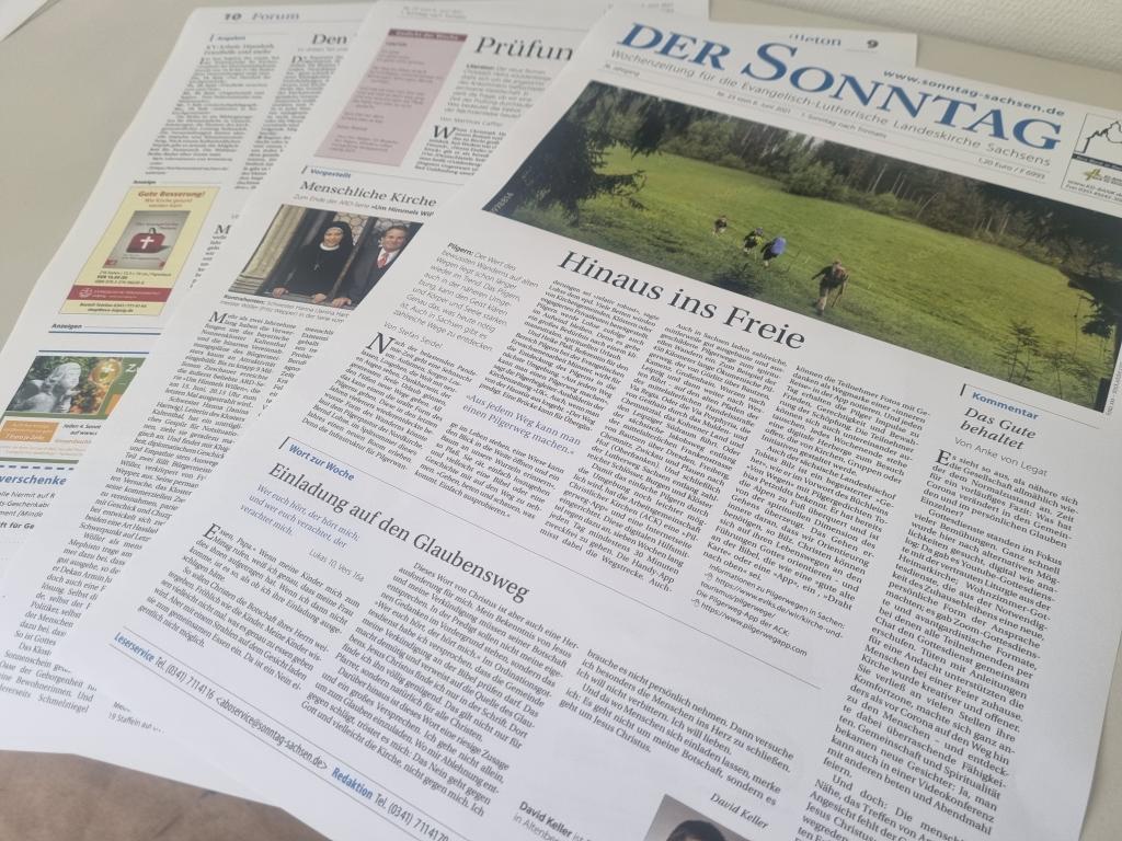 Sind die Seiten fertig, werden sie für das Korrektorat vorbereitet.