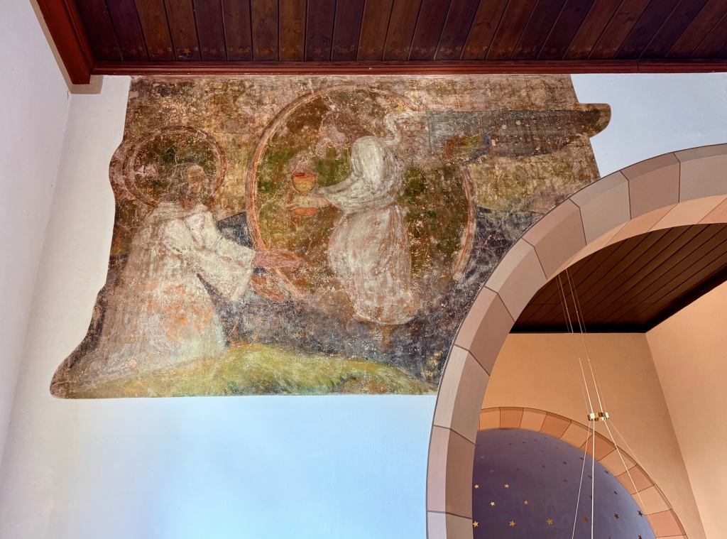 Christus im Garten Gethsemane – Ausschnitt der Schildwand vom Leipziger Künstler Paul Edlich © Anna Hofer