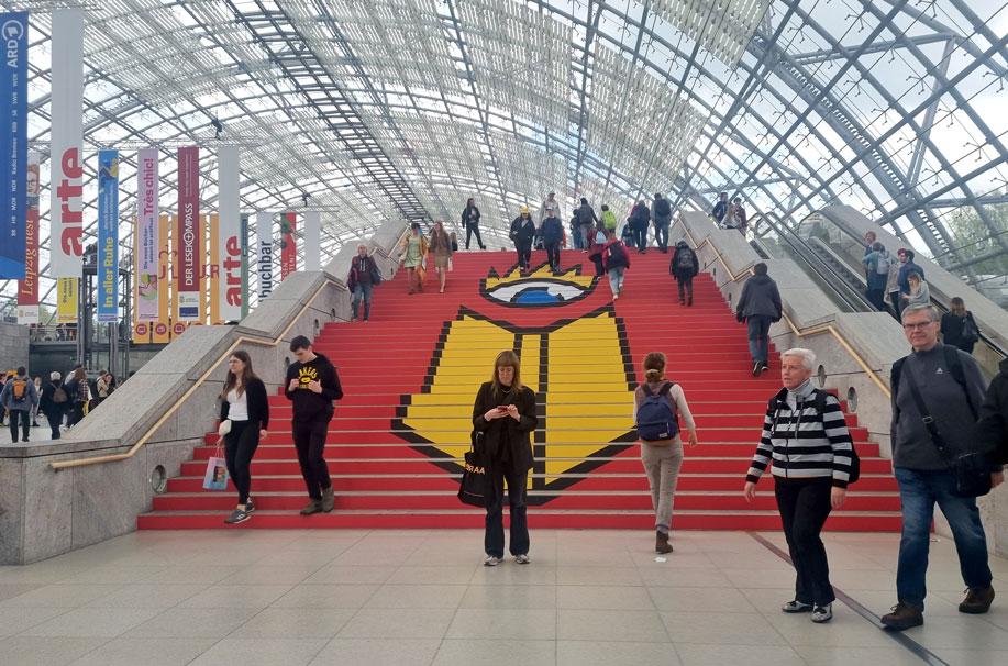 Seit Donnerstag hat nach der langen Corona-Pause die Leipziger Buchmesse wieder geöffnet. © Karola Richter