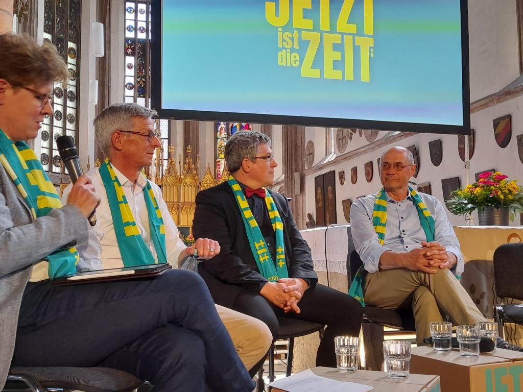 Podium zur Friedensethik mit Friedrich Kramer © Stefan Seidel 