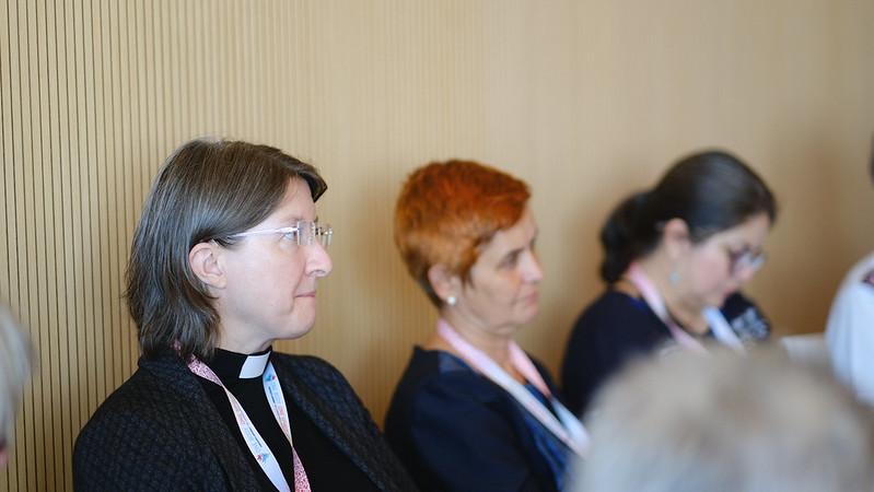 Superintendentin Ulrike Weyer in einem Workshop zu »Feminist Theologies around the World« © LWB/Marie Renaux