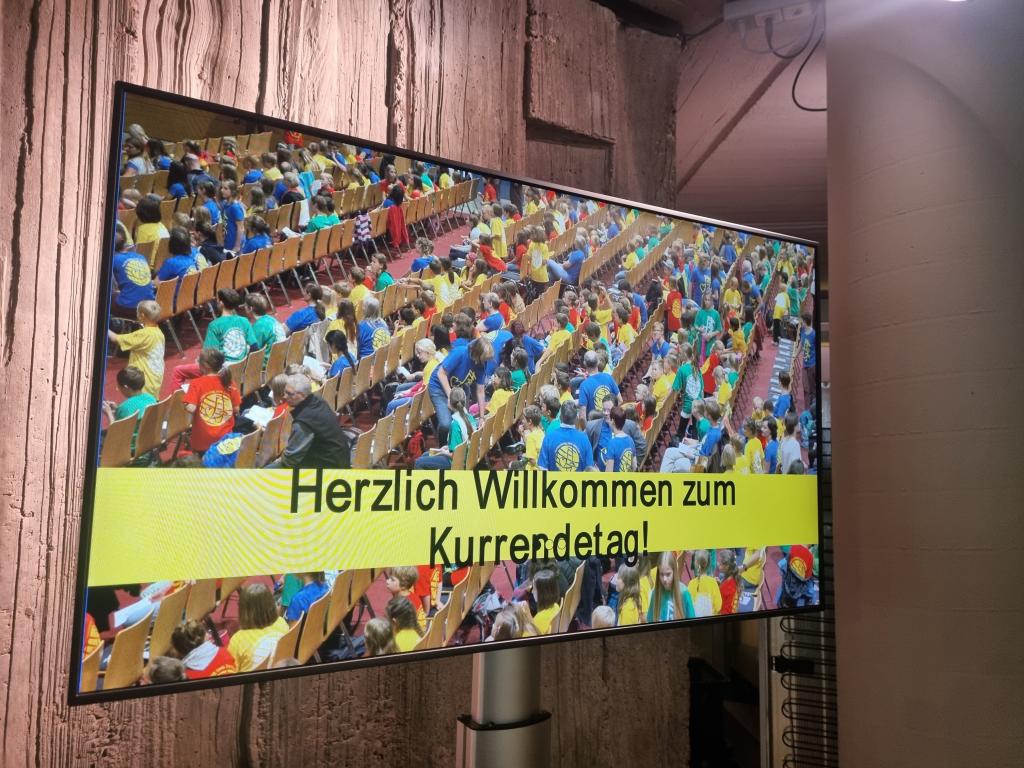 Am 23. September fand in der Stadthalle Chemnitz der 4. Sächsische Landeskurrendetag statt. Das Motto lautet »Himmeltöne – Erdenklänge« © Karola Richter 