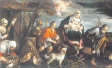 Die Flucht nach Ägypten (Matthäus 2,13-15) auf einem Gemälde Bassano del Grappa (1590). Das Thema der Flucht durchzieht die Bibel wie ein roter Faden. Foto: Sotheby‘s / akg-images