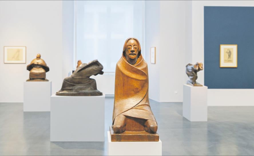 Ausstellung in den Kunstsammlungen Dresden: Ernst Barlach (1870 1938) besitzt eine Popularität wie kaum ein zweiter Künstler des 20. Jahrhunderts in Deutschland. Er war Bildhauer, Zeichner, Grafiker, Autor zahlreicher Dramen und Prosawerke und auch ein ausdrucksstarker Briefschreiber. © SKD