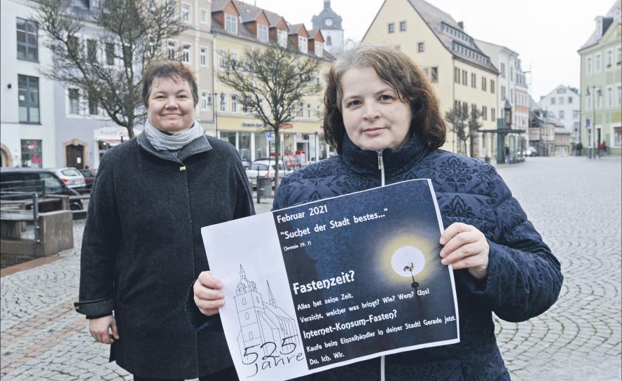 Mittweida, Corona-Krise, Händler, Lockdown, Stadtkirche Mittweida, 