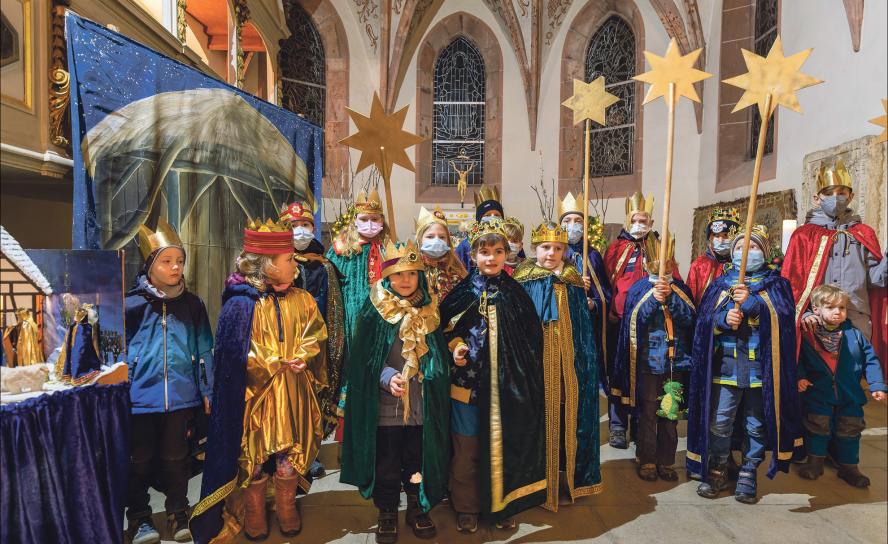 Sternsinger, Zedlitz, Borna, Kinder, Segen