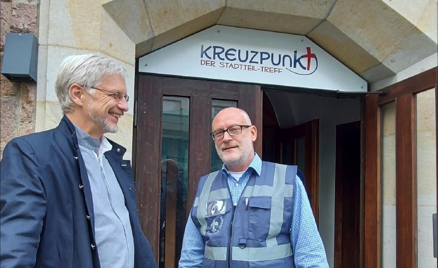 »Kreuzpunkt« Meißen, Matthias Roberg (r.), Ole-Per Wähling