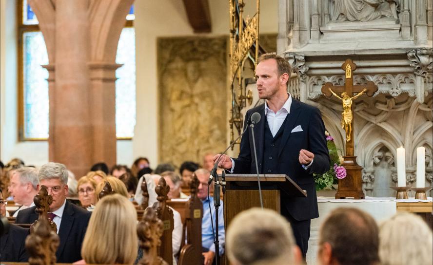 Bachfest-Intendant Dr. Michael Maul hat seine Leidenschaft für Bachs Musik wieder in das Programm des diesjährigen Bachfestes gegossen, das vom 7. bis 16. Juni unter dem Motto »CHORal TOTAL« stattfindet. © Bachfest Leipzig/Jens Schlüter