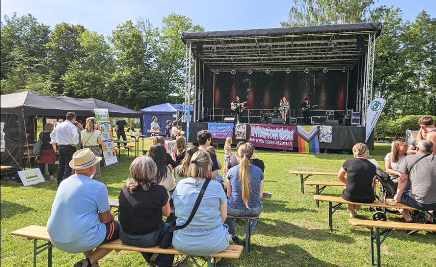 Die Evangelische Jugend im Leipziger Land feierte ihren Jugendtag in Bad Lausick diesmal mit der »Sommerrolle« des Kinder- und Jugendrings des Landkreises Leipzig zusammen. © A. Sonntag