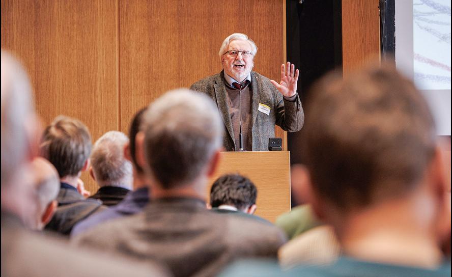 Marco Frenschkowski, Professor für Neues Testament, in Leipzig bei der Tagung. Foto: Uwe Winkler