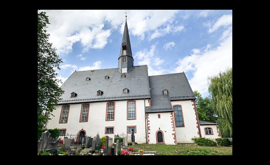 Dorfkirche Claußnitz in der Nähe von Chemnitz