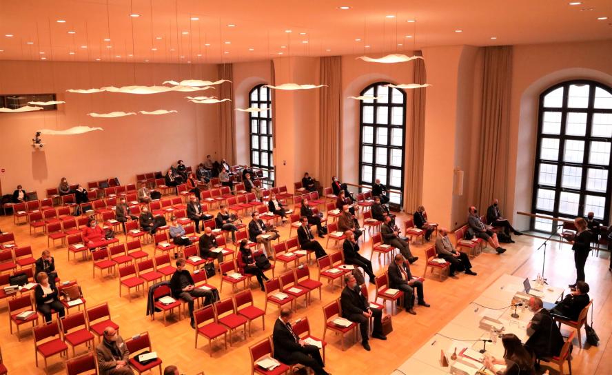 Landessynode, Haus der Kirche, Dresden, Corona