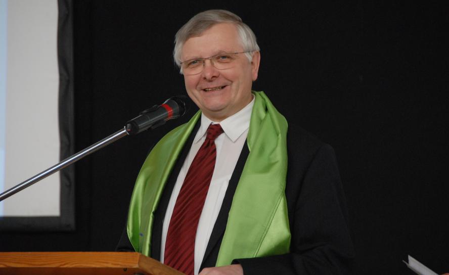 Axel Noack beim Kirchentag im Erzgebirge