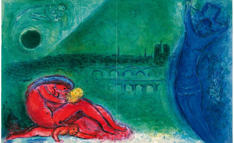 Marc Chagall, Kunsthaus Apolda, Ausstellung, Malerei, 