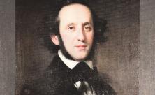 Ölporträt Felix Mendelssohn Bartholdys, gemalt 1846 von Eduard Magnus
