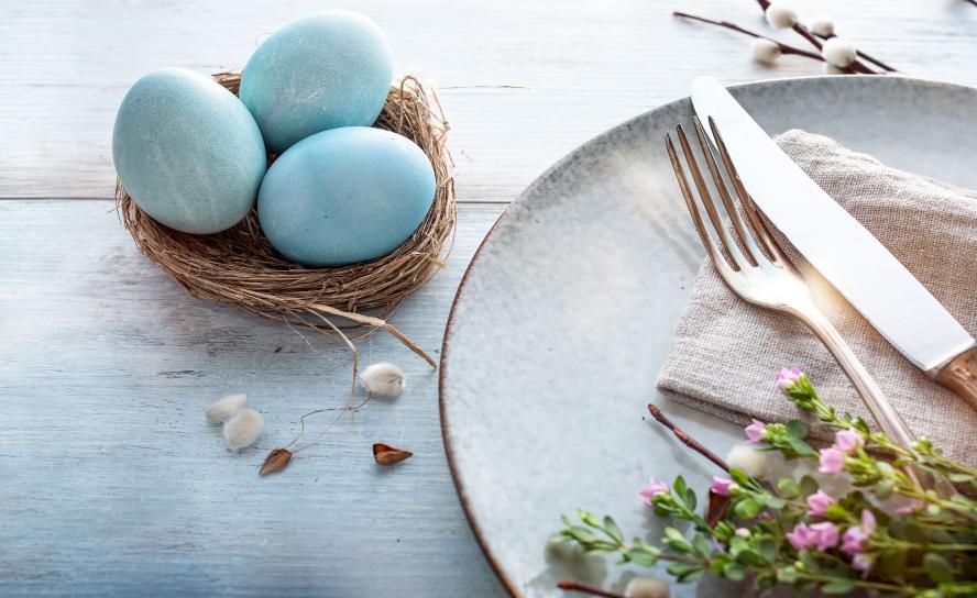 Gottesdienst mit Osterfrühstück zu Hause