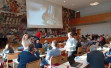 Frühjahrstagung 2025 der sächsischen Landessynode im Haus der Kirche in Dresden. Foto: Torsten HIlscher
