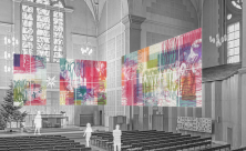 Farbraumkonstruktion in der Lukaskirche