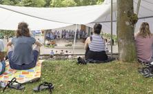 Der Gottesdienst im Kurpark Warmbad war Auftakt zur Sommerkirche in der Region Wolkenstein. Der Gottesdienst im Kurpark Warmbad war Auftakt zur Sommerkirche in der Region Wolkenstein.
