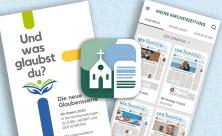 Der SONNTAG zeigt sich ab Ostern moderner mit einer E-Paper-App und Leserinnen und Leser profitieren von neuer Glaubensserie